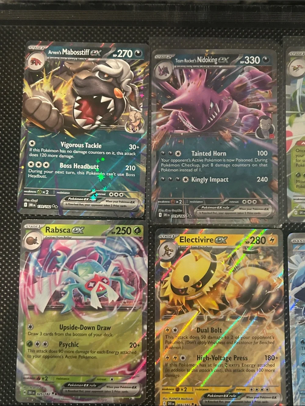 Pokemon EX Card lot 10 Holo cards from Destined Rivals Set M/NM